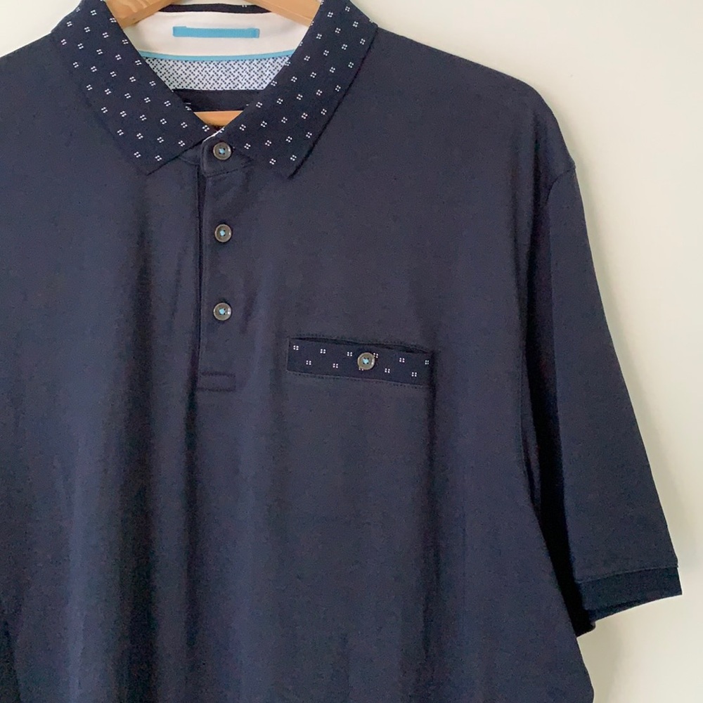 Short Sleeved Cotton Polo Shirt 👕 Ted Baker New
